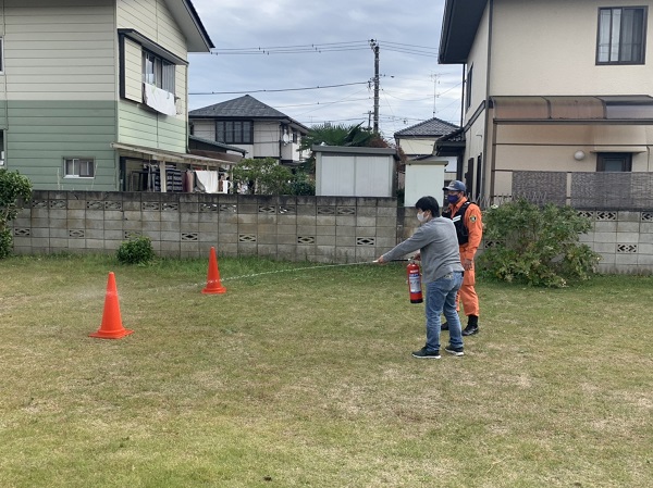 【ご報告】自治会の消火器訓練に行って来ました!!!