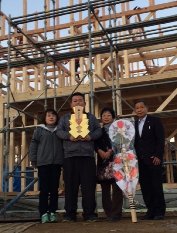 【現場スケッチ】上棟式 石岡市O様邸