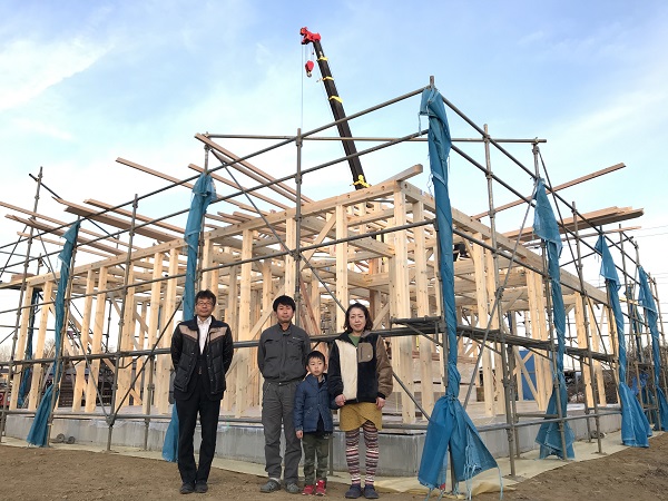 【現場スケッチ】上棟式 ~石岡市O様邸~