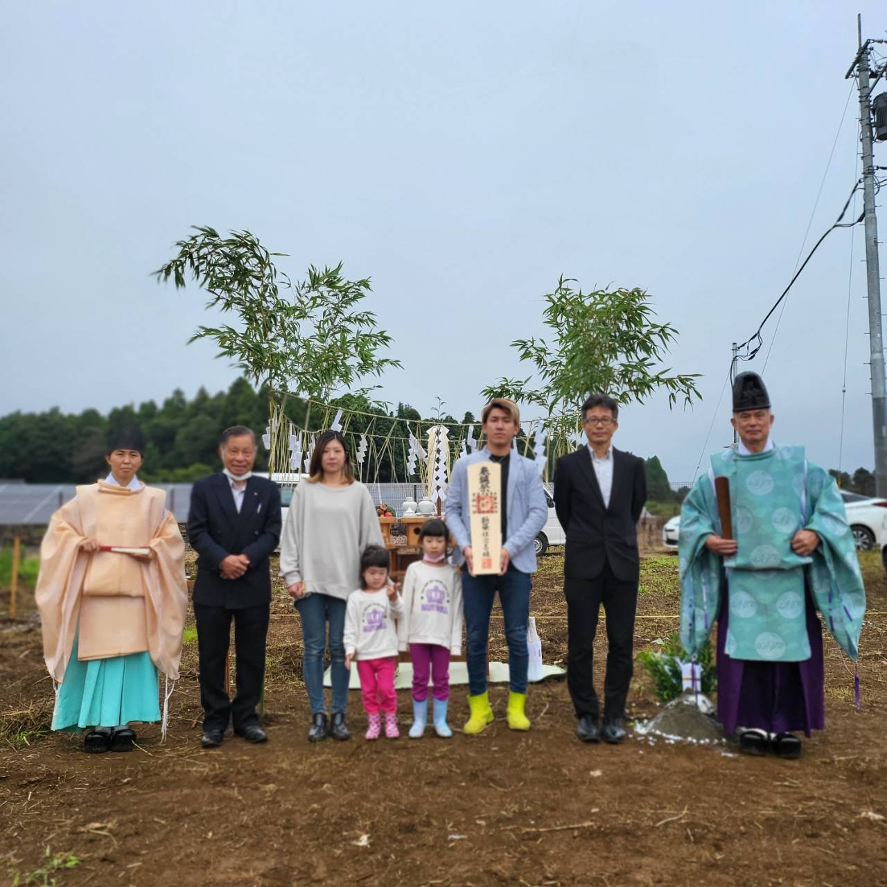 【現場スケッチ】地鎮祭