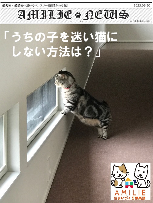 【かわら版2023年5月】うちの子を「迷い猫」にしない方法は？