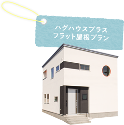 ハグハウスプラス フラット屋根プラン