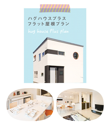 ハグハウスプラン フラット屋根プラン 