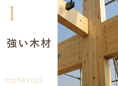 1.強い木材（material）